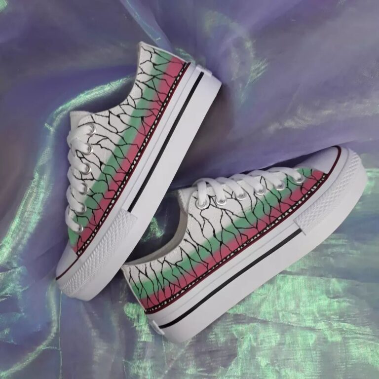 Zapatillas Diseño Kimono Shinobu Kimetsu no Yaiba - Imagen 3