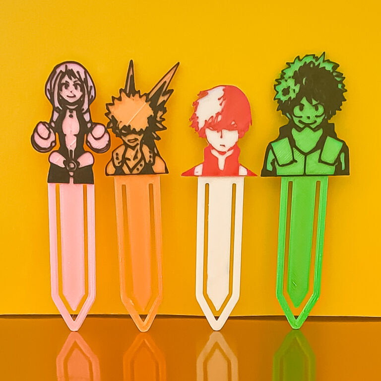 Set de 4 marcapáginas Boku no Hero (My Hero Academia) - Imagen 2