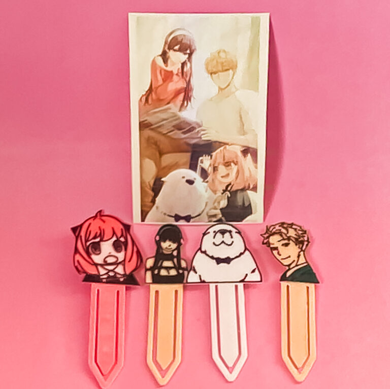 Set de 4 marcapáginas Spy x Family - Imagen 2