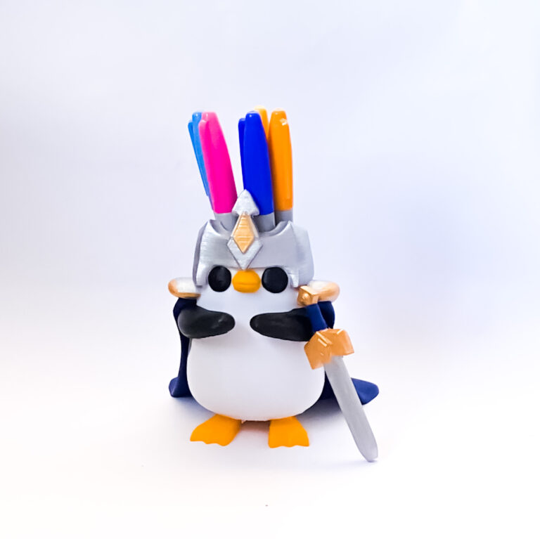 Macetero / Porta Lápices Emplumadin Pengu - Imagen 2