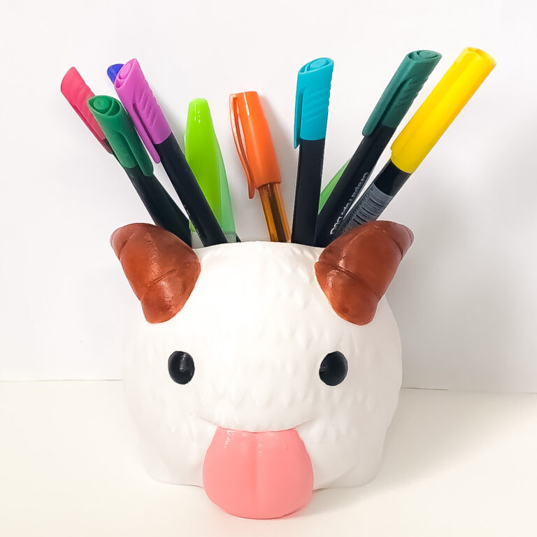 Macetero / Porta lápices Poro (League of Legends) - Imagen 2