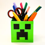 Macetero / Porta Lápices Minecraft - Imagen 2