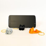 Llavero Porta Celular Gatito