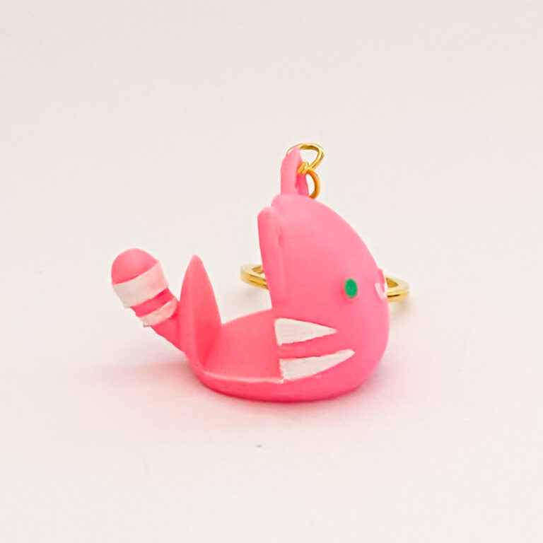 Llavero Porta Celular Slime Tabby Largo Rosado - Imagen 3