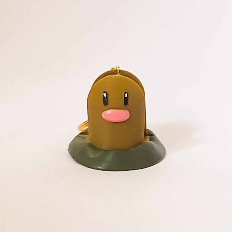 Llavero Porta Celular Diglet - Imagen 2