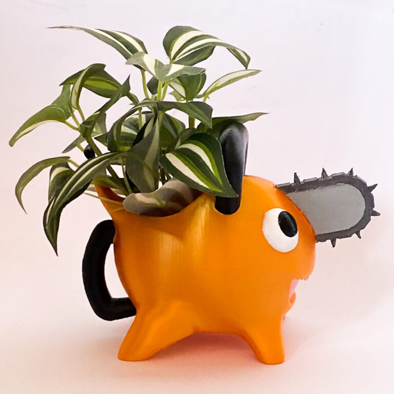 Porta lápices / Macetero Pochita - Imagen 7