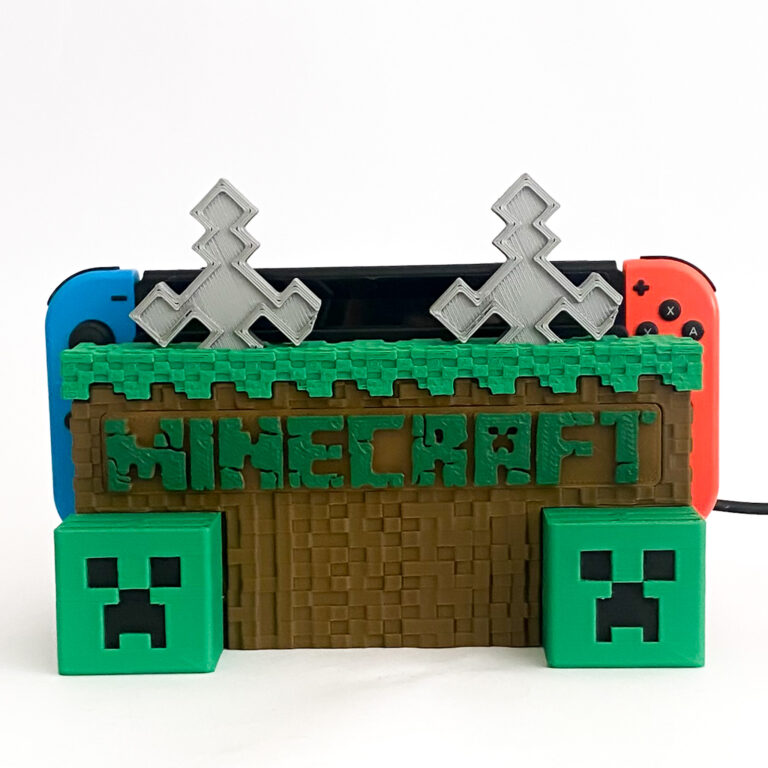 Soporte Nintendo Switch Dock Minecraft - Imagen 7