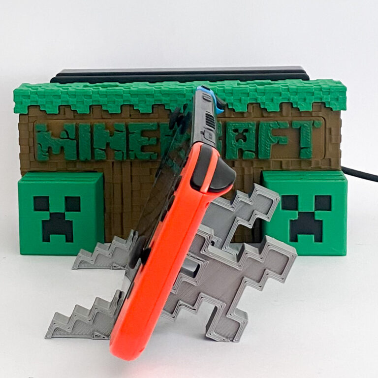 Soporte Nintendo Switch Dock Minecraft - Imagen 4