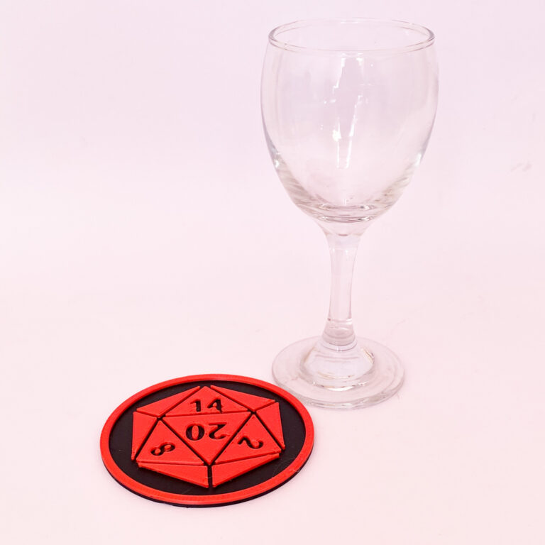Posavasos Dados Rol 20 Caras - Imagen 2
