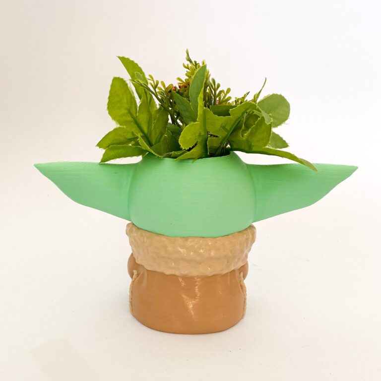 Porta lápices / Macetero Baby Yoda - Imagen 5