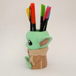Porta lápices / Macetero Baby Yoda - Imagen 9