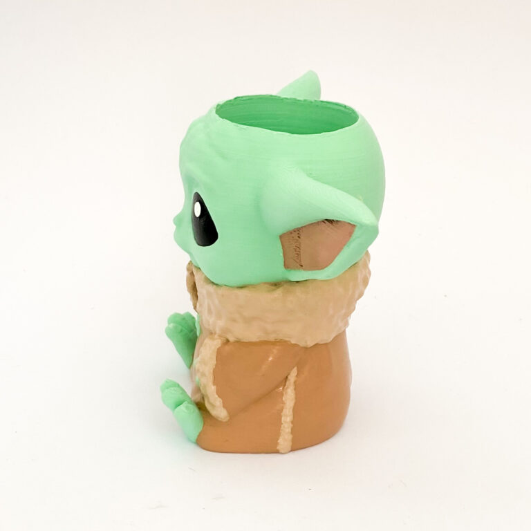 Porta lápices / Macetero Baby Yoda - Imagen 12