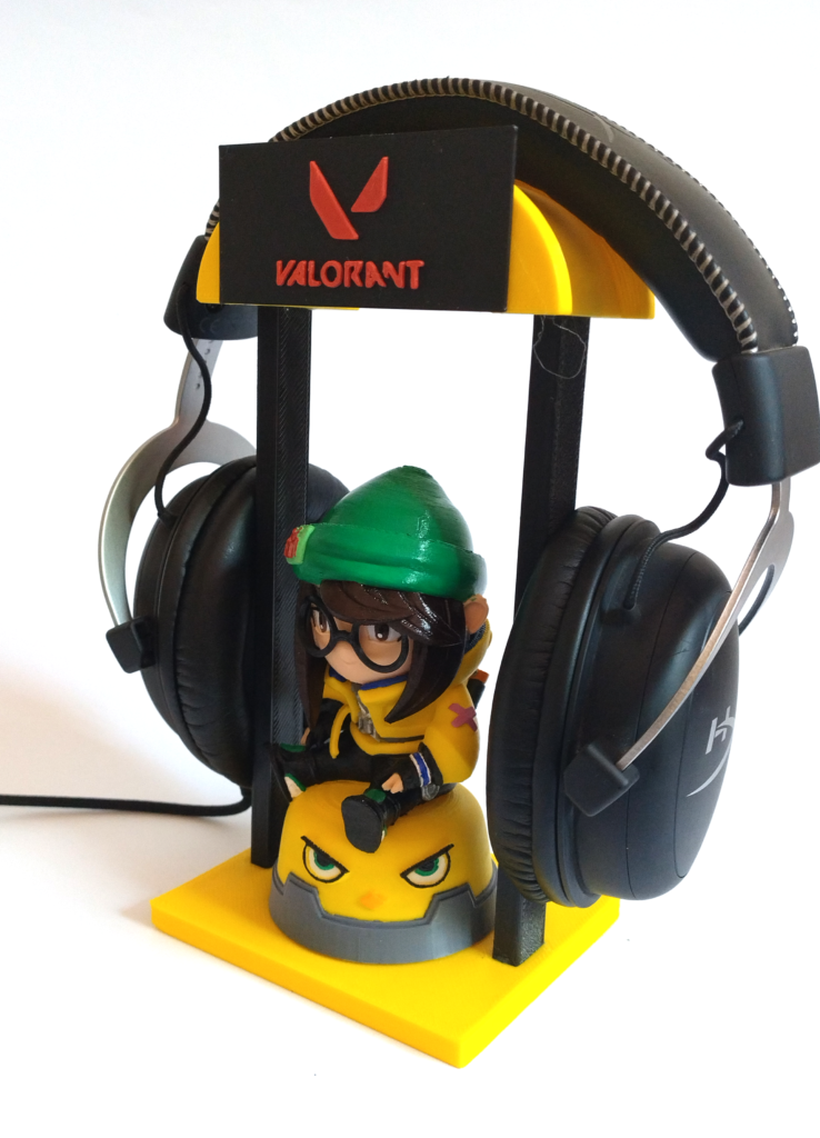 Porta Headset Killjoy Chibi - Imagen 4