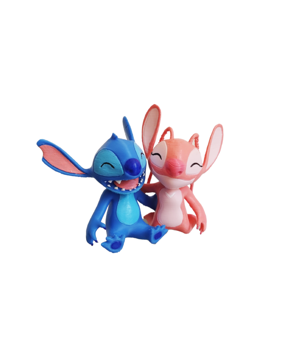 Figura Stitch y Angel - Imagen 3