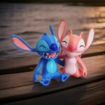 Figura Stitch y Angel