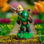 Figura Doomguy y Canela