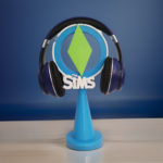 Porta Headset Los Sims