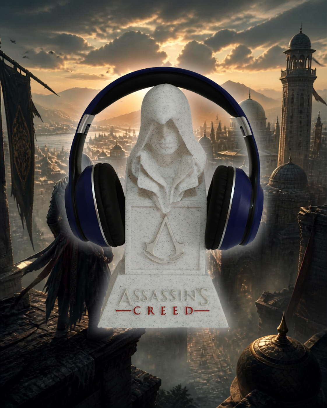 6 Porta audífonos Estilo Mármol Ezio - Imagen 1